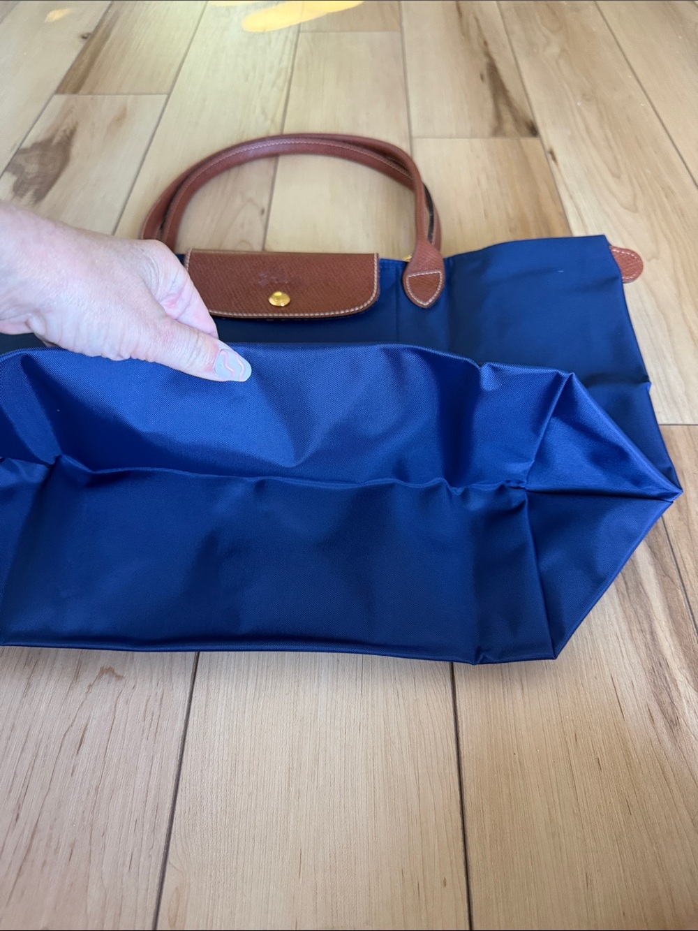 NWOT Longchamp Navy Blue Bag - Picture 8 of 9